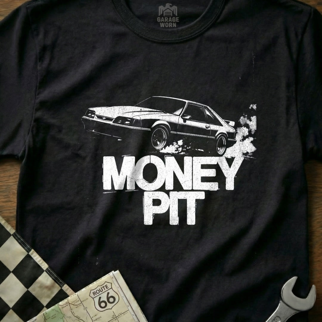 Money Pit Graphic Car Enthusiast T-Shirt