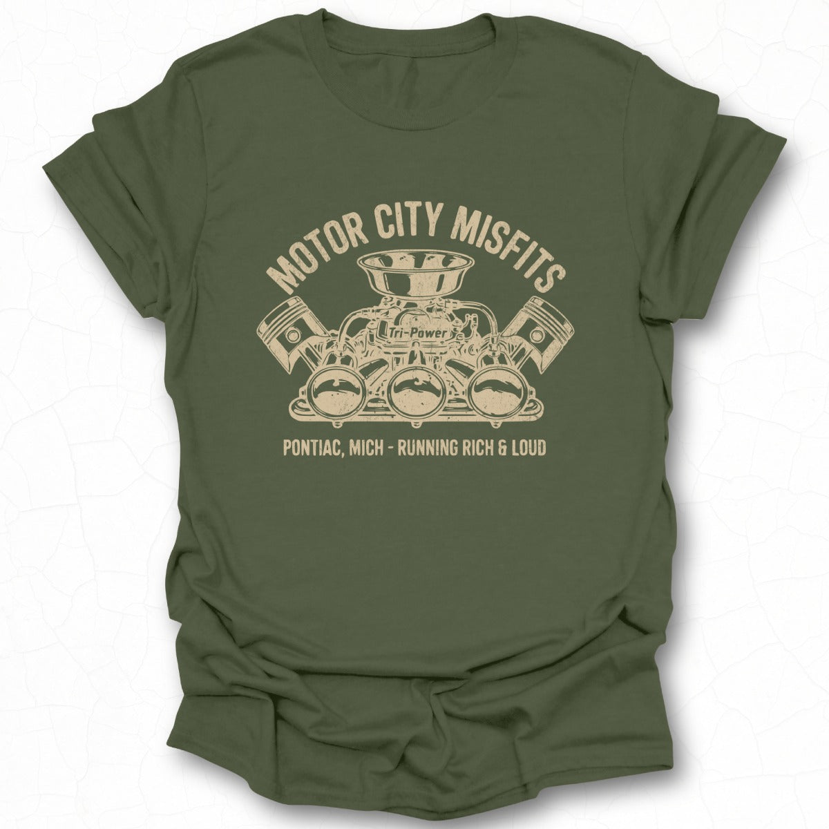 Motor City Misfits Pontiac Mich T-Shirt Design