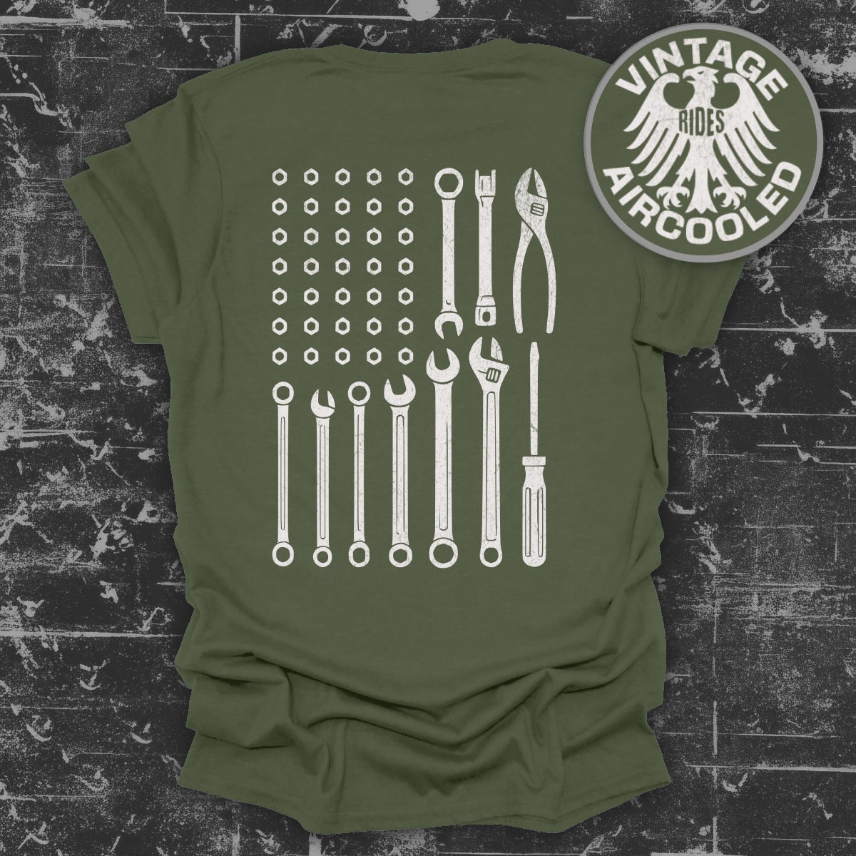 Vintage Rides Aircooled Tools T-shirt