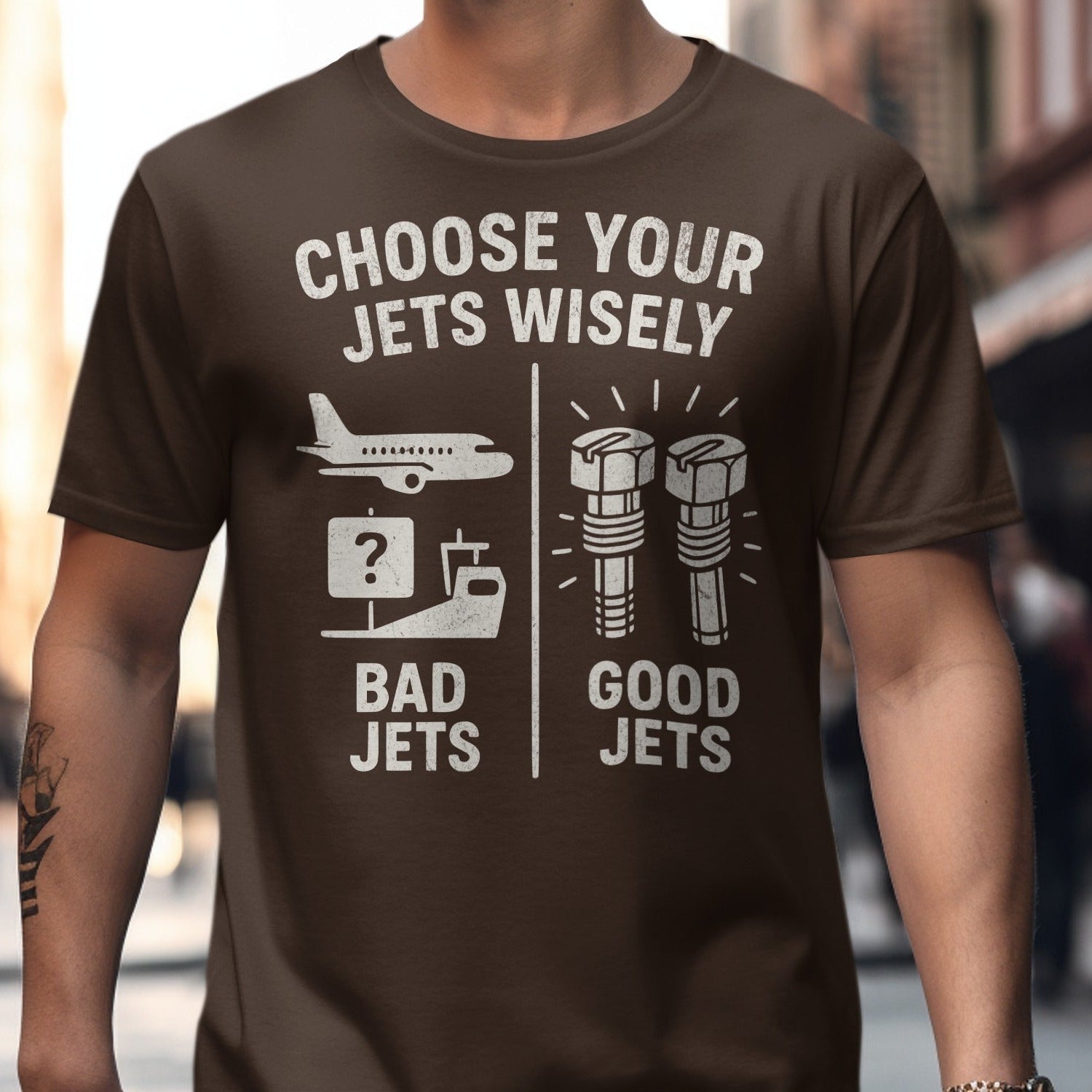 Choose Your Jets Wisely Graphic T-Shirt product