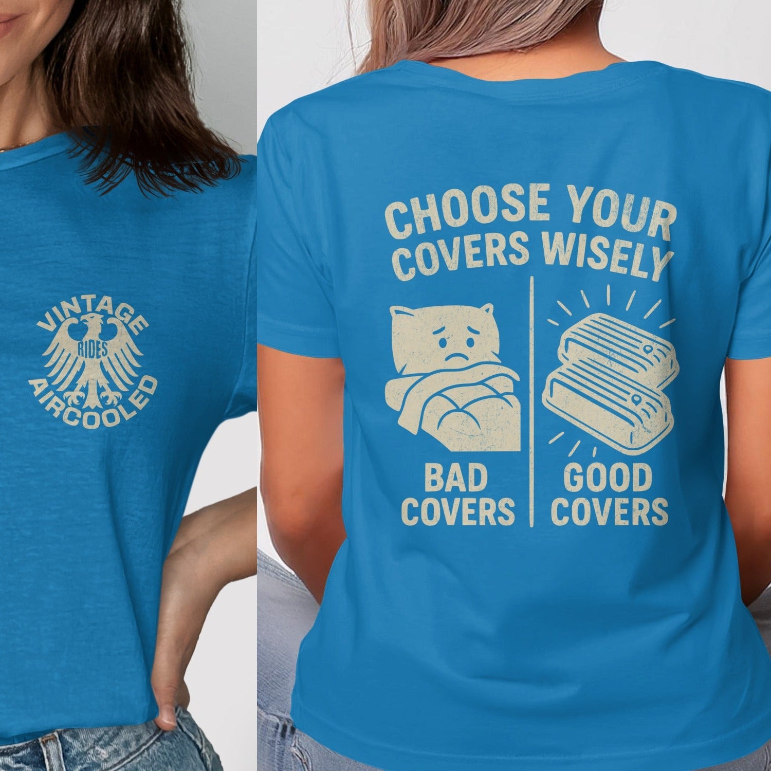 Vintage AirCooled Choose Your Covers Wisely T-Shirt product
