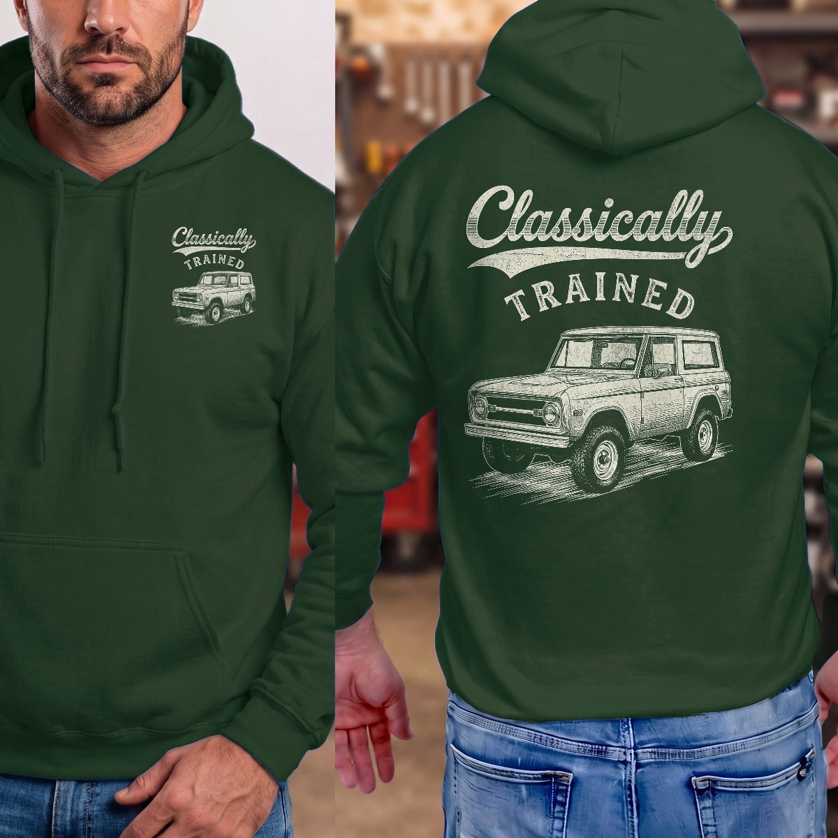 Forest Green | Front & Back