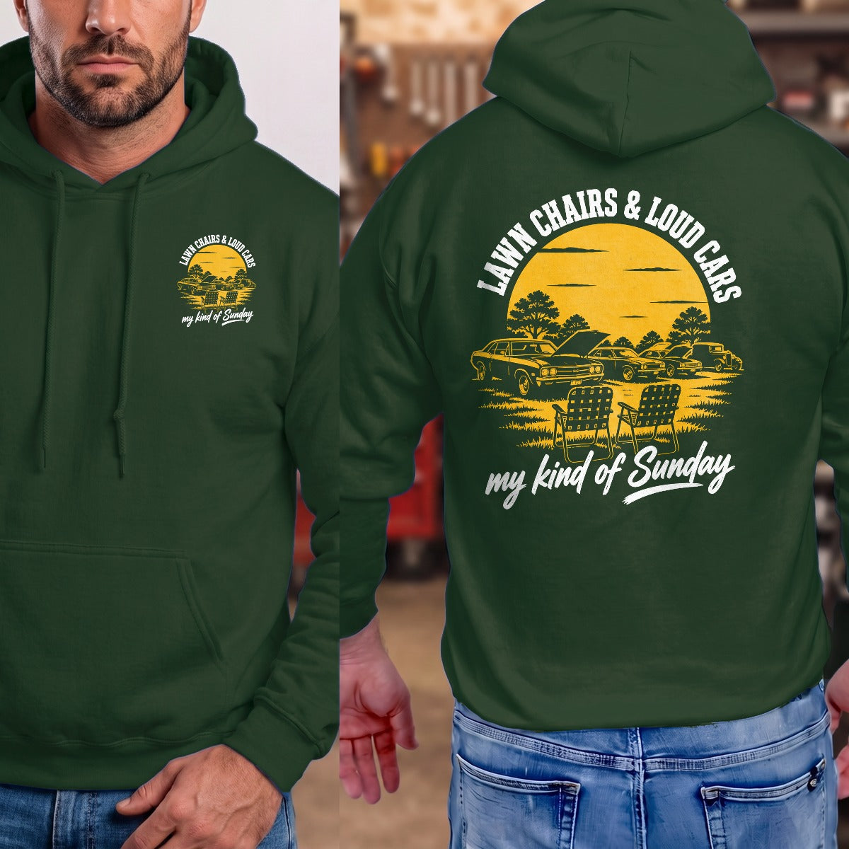 Forest Green | Front & Back