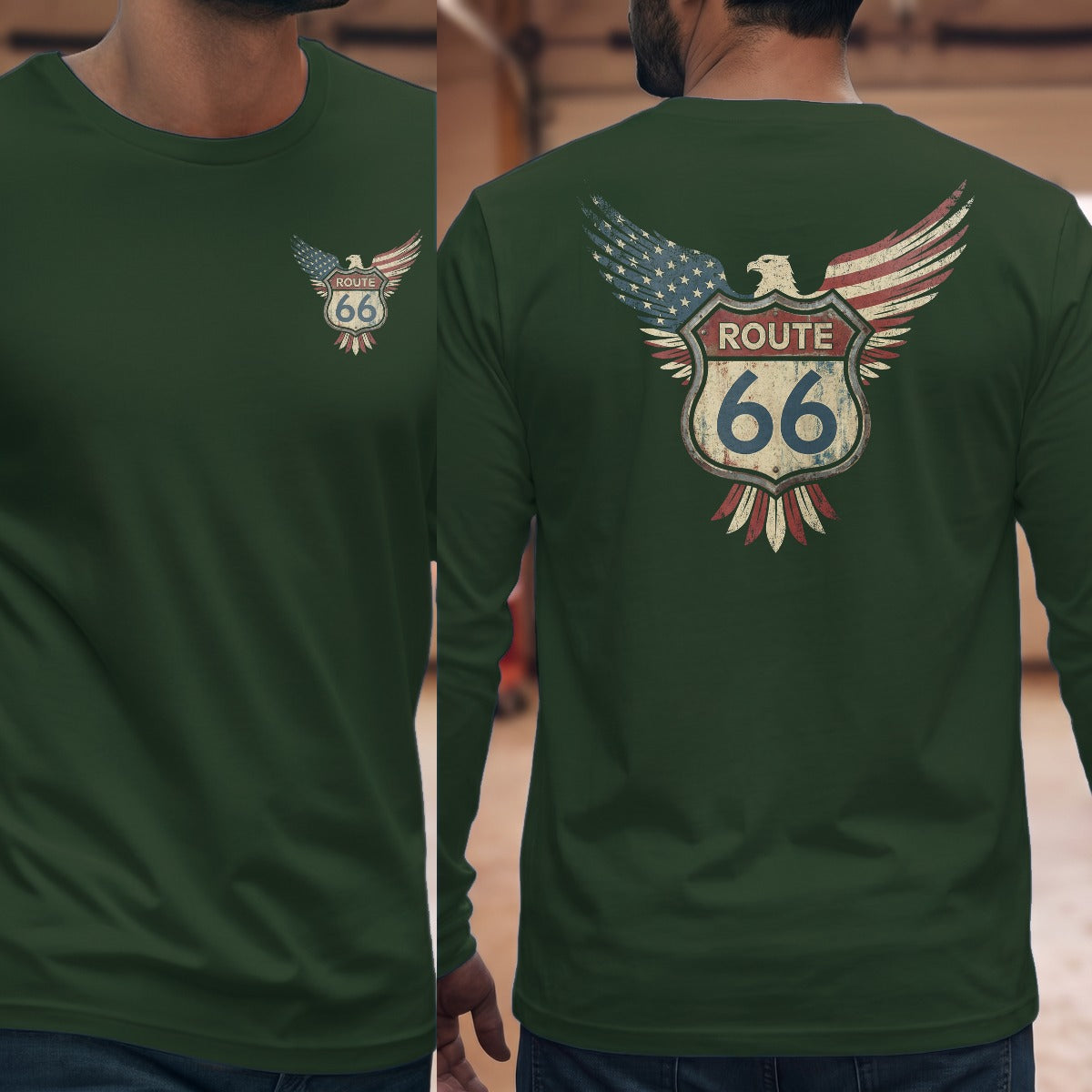Forest Green | Front & Back