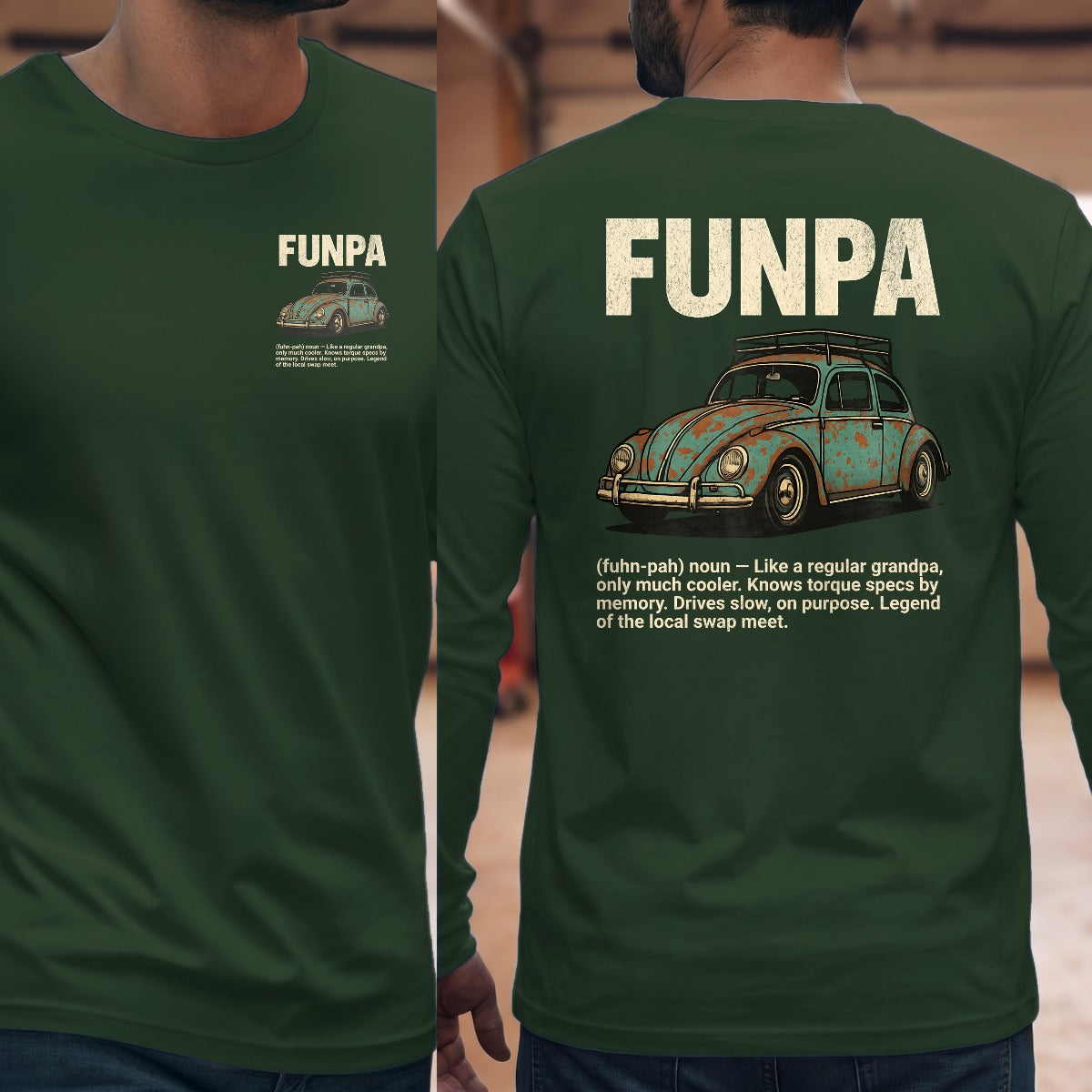Forest Green | Left Chest + Back