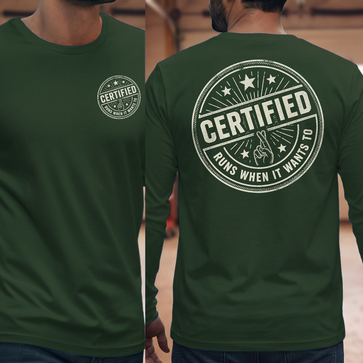 Forest Green | Front & Back