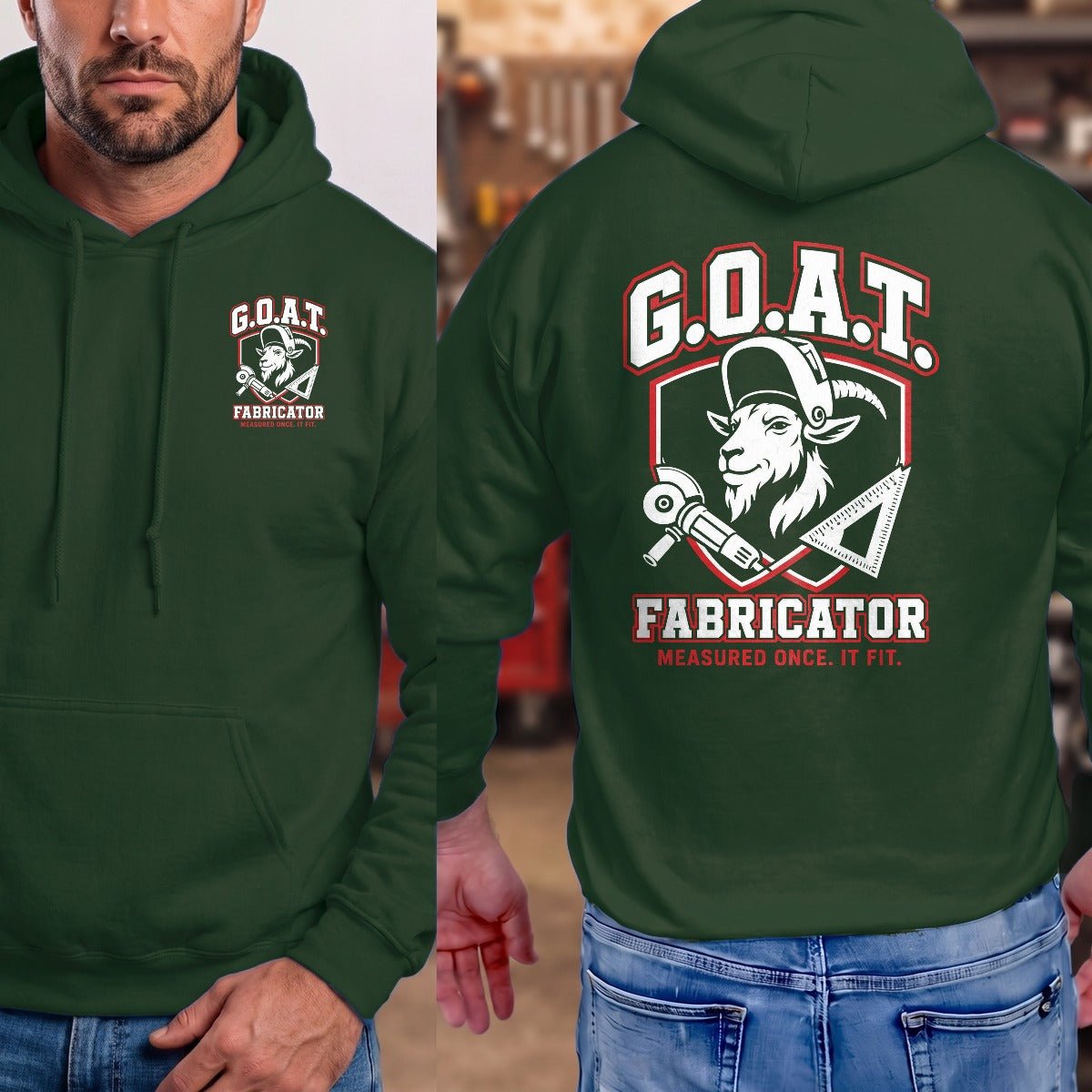 Forest Green | Front & Back