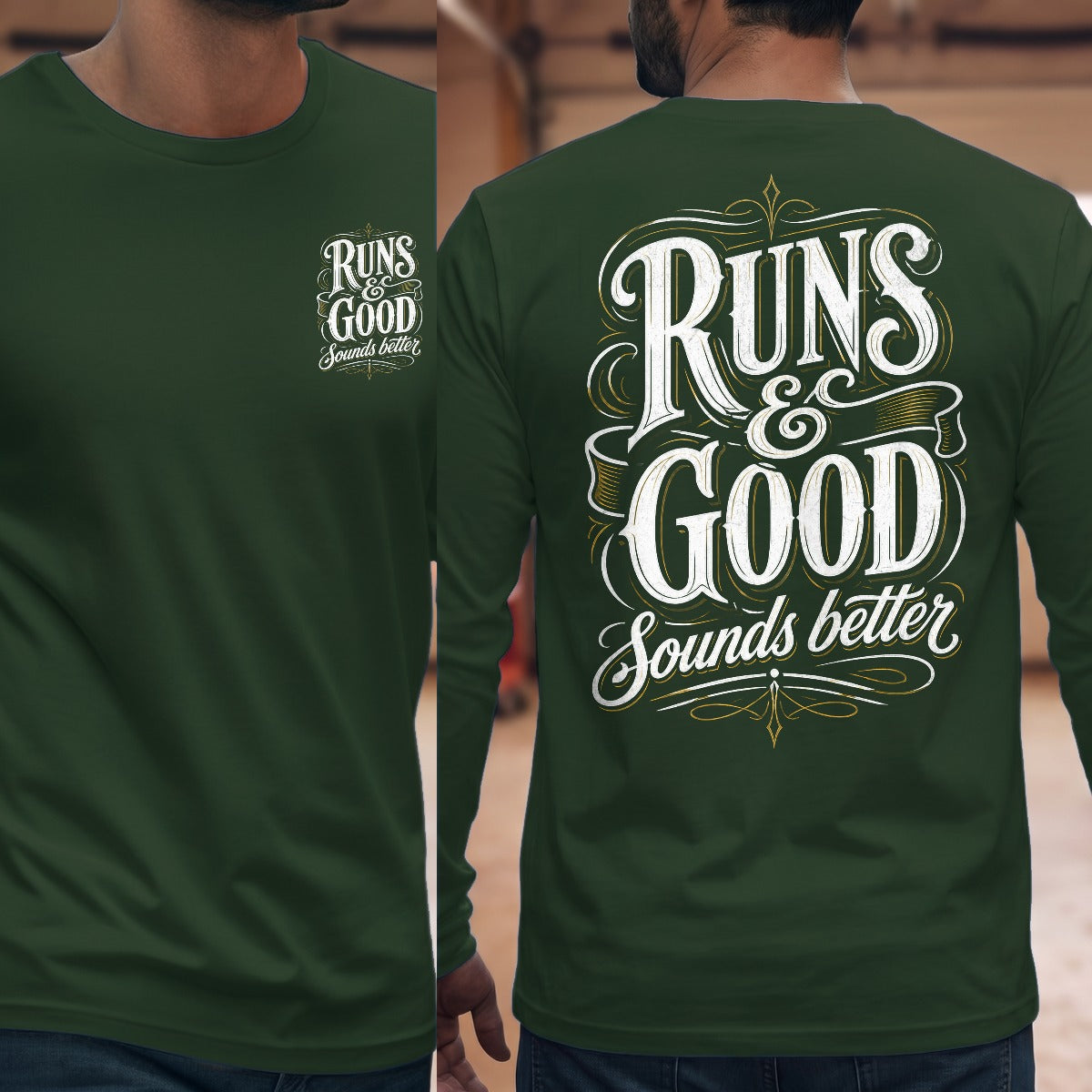 Forest Green | Front & Back