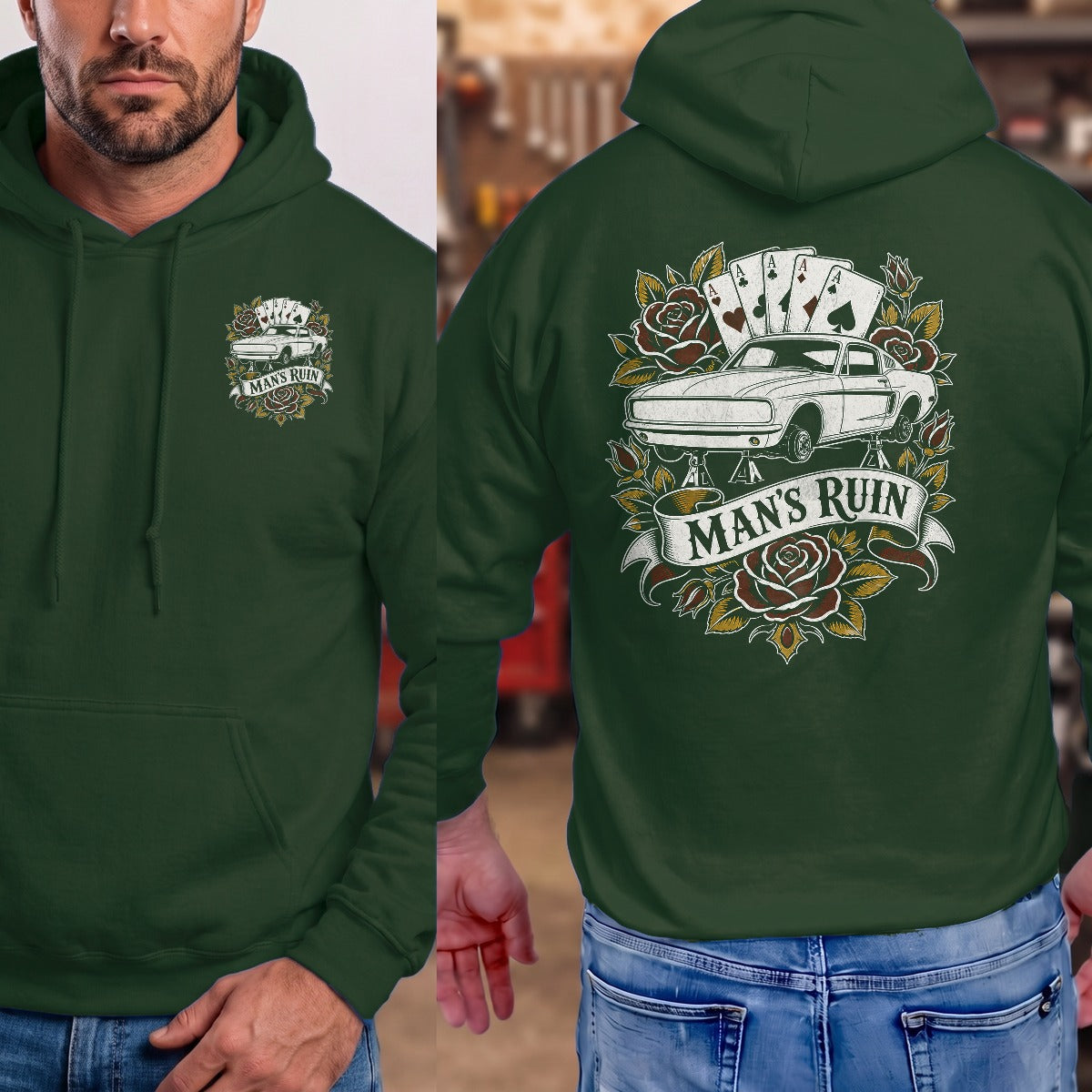 Forest Green | Front & Back