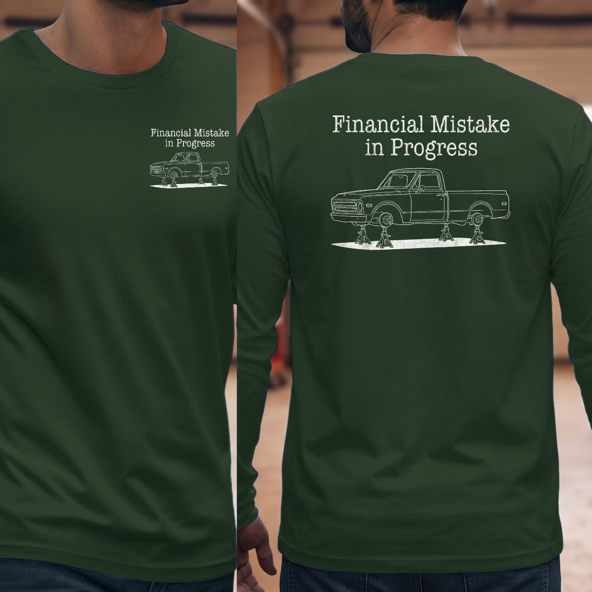 Forest Green | Left Chest + Back