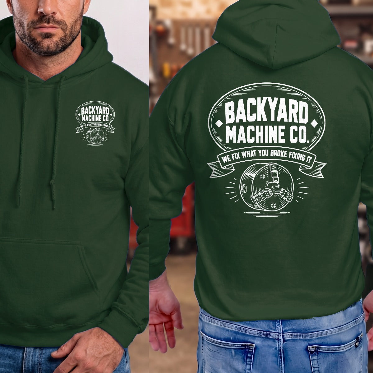 Forest Green | Front & Back
