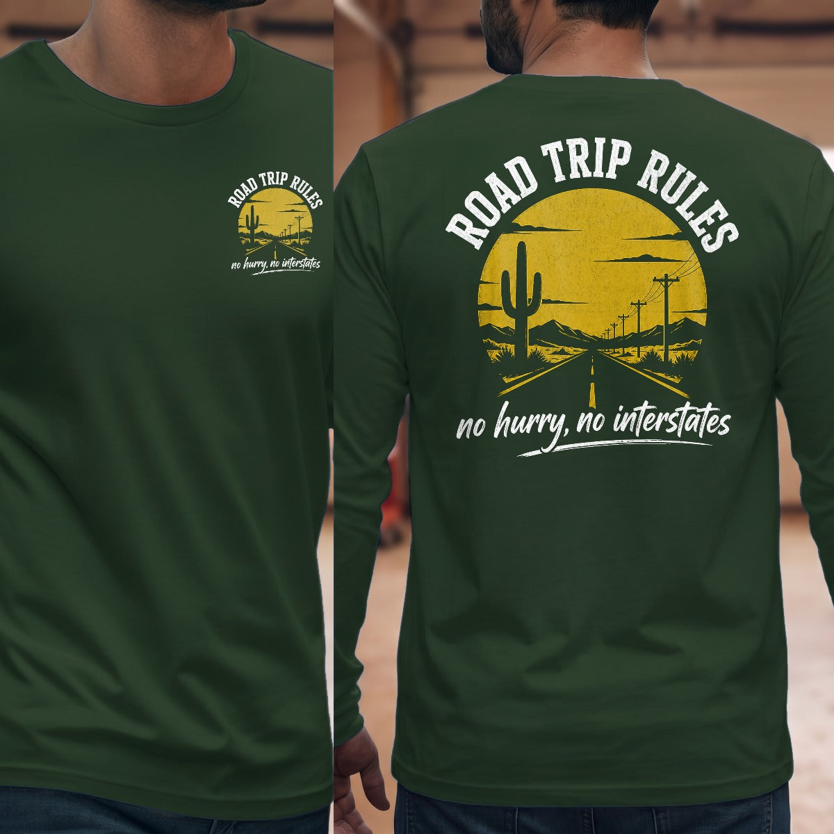 Forest Green | Front & Back
