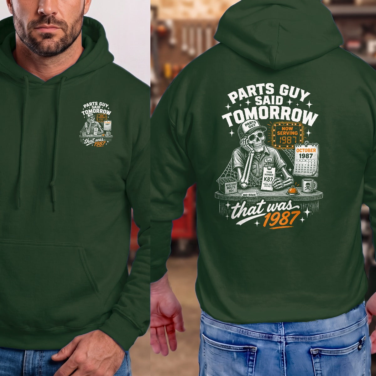 Forest Green | Front & Back