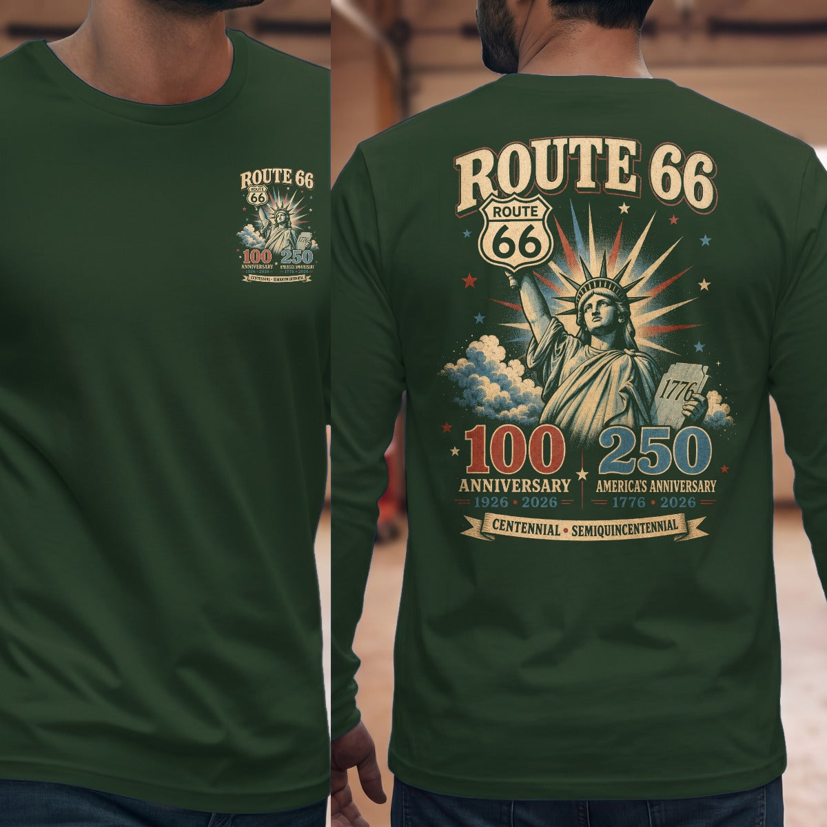Forest Green | Front & Back
