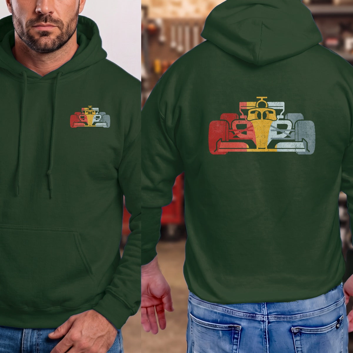 Forest Green | Left Chest + Back