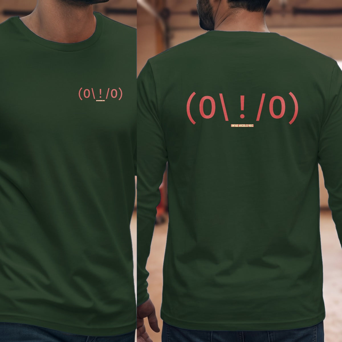 Forest Green | Left Chest + Back