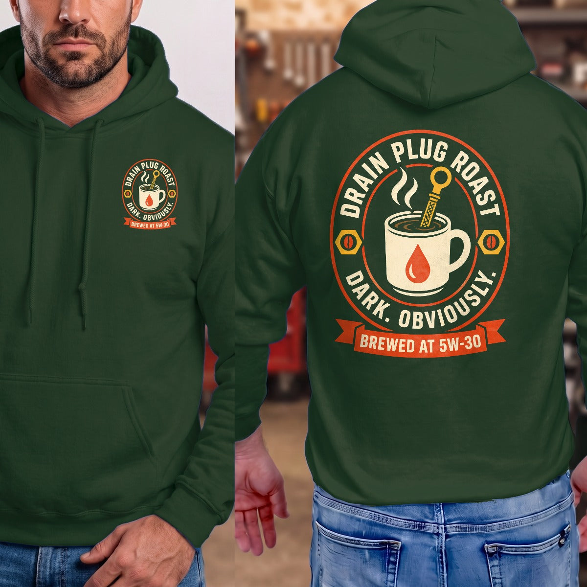 Forest Green | Front & Back