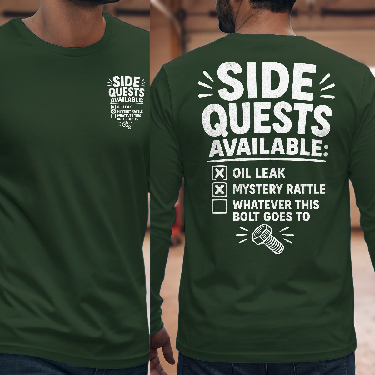 Forest Green | Front & Back