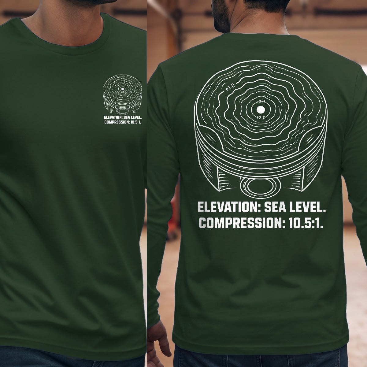 Forest Green | Front & Back