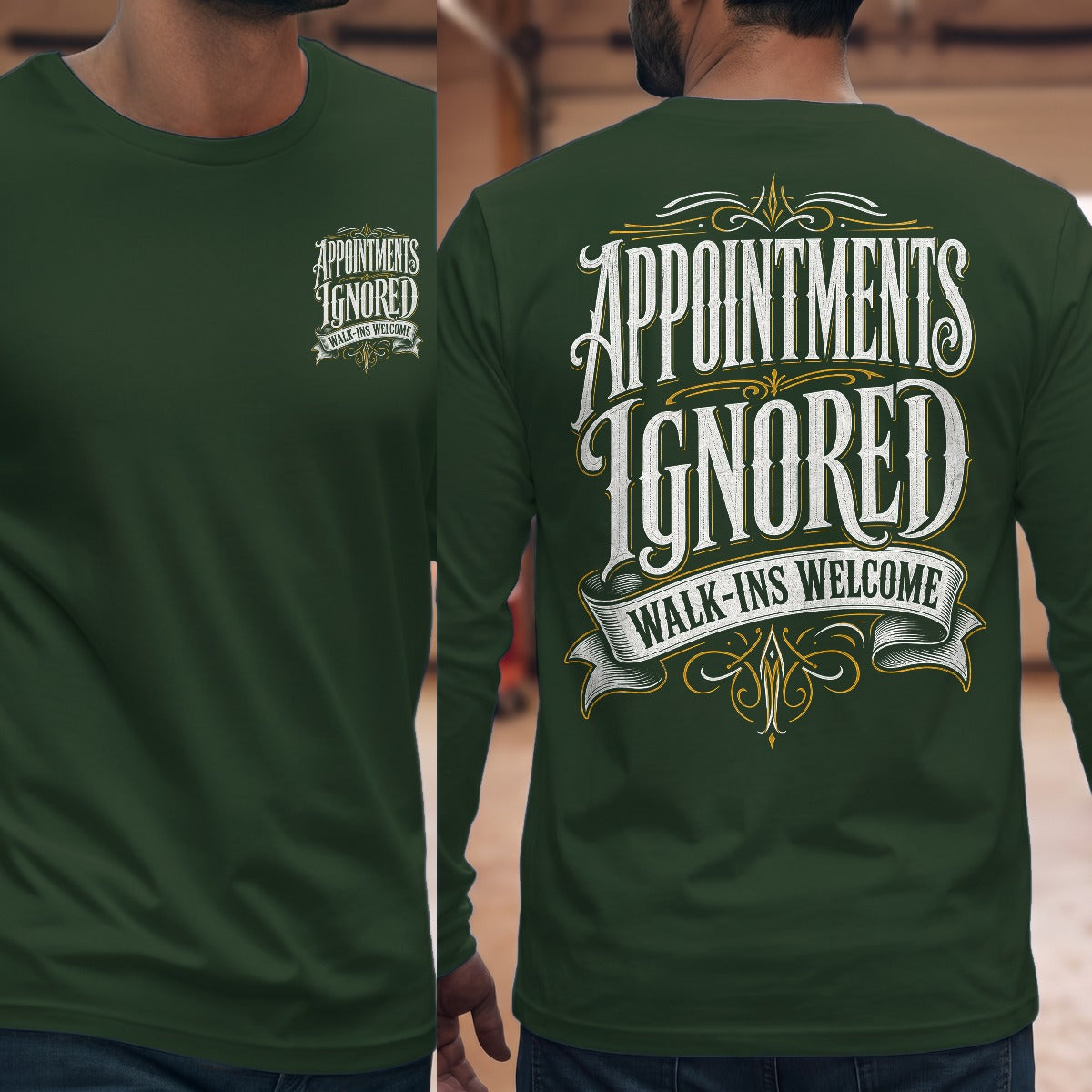 Forest Green | Front & Back