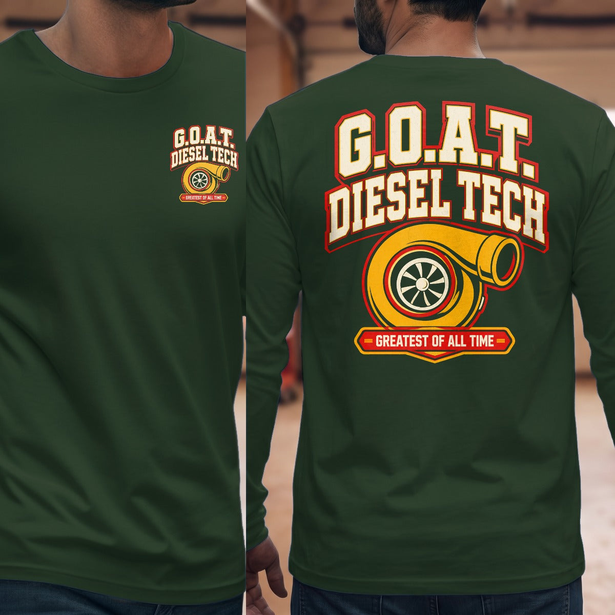 Forest Green | Front & Back
