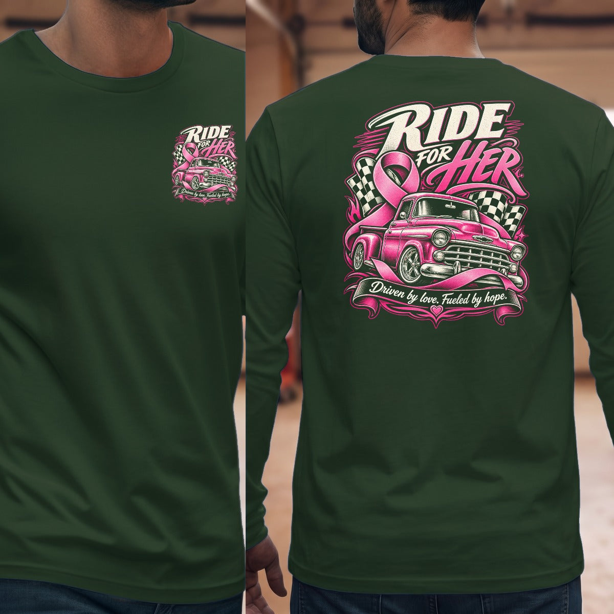 Forest Green | Left Chest + Back