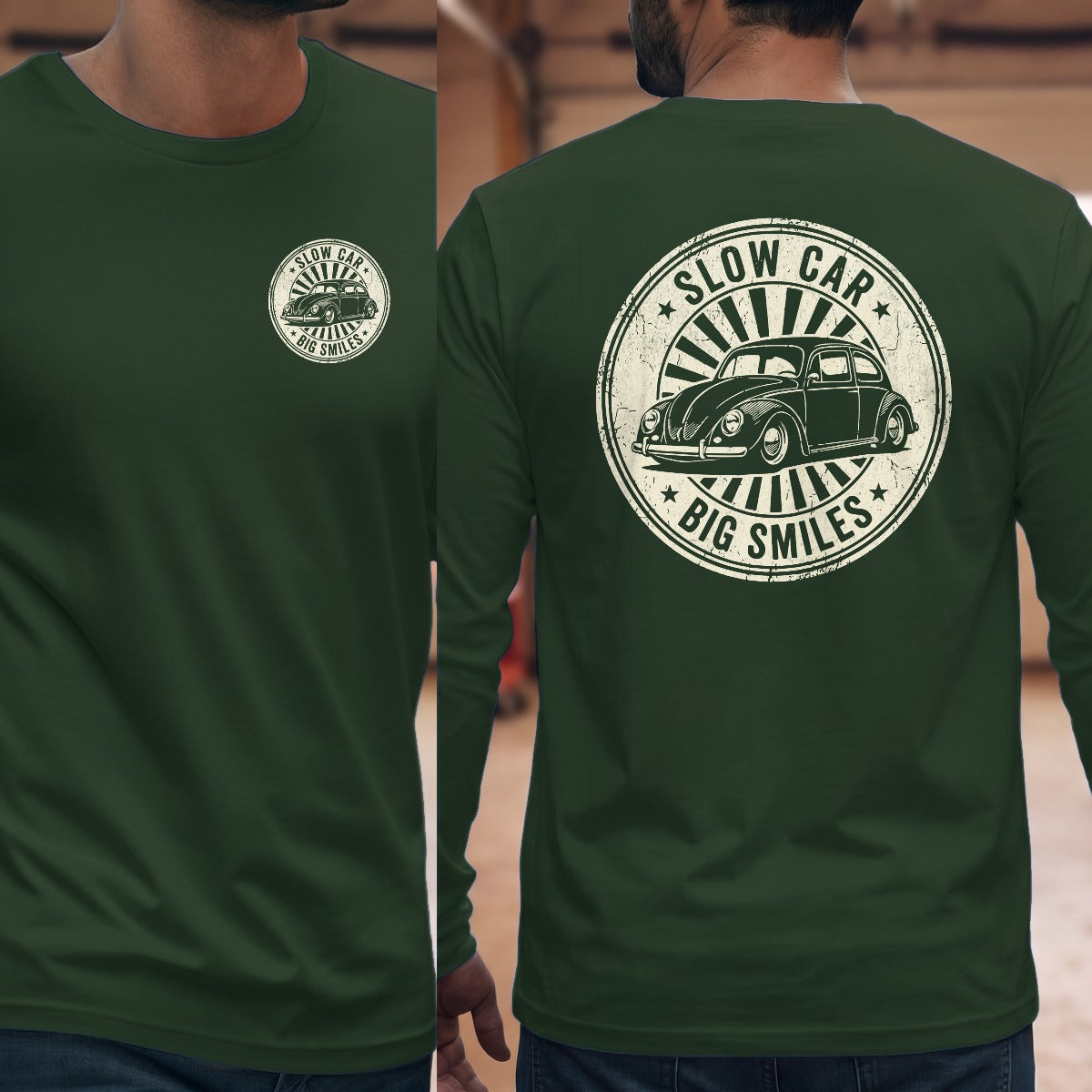 Forest Green | Left Chest + Back