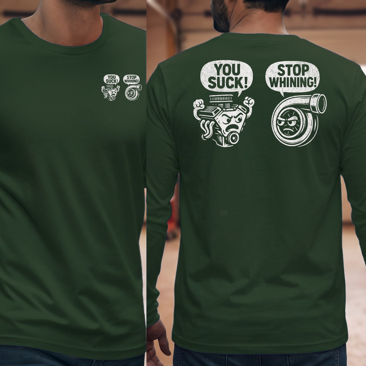 Forest Green | Front & Back