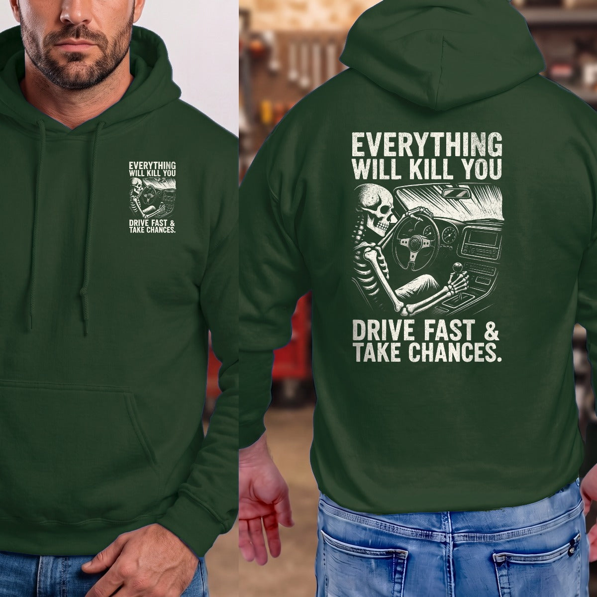 Forest Green | Front & Back