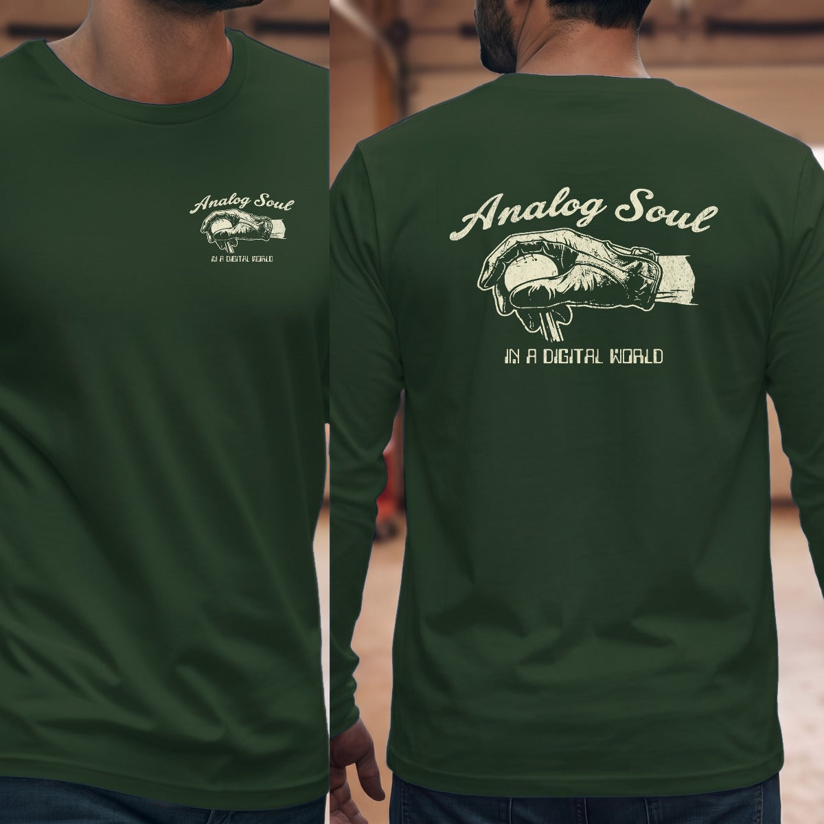 Forest Green | Left Chest + Back
