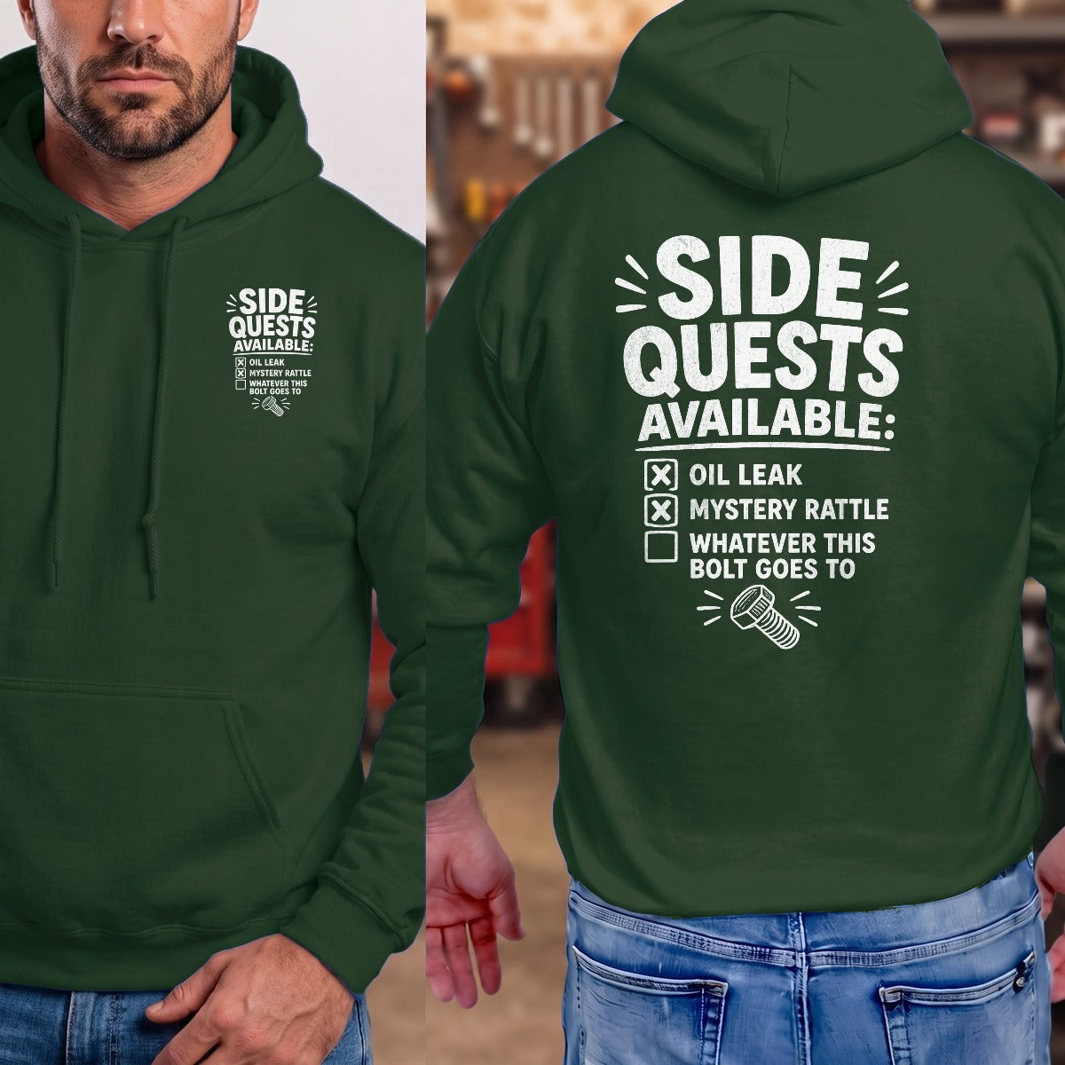Forest Green | Front & Back