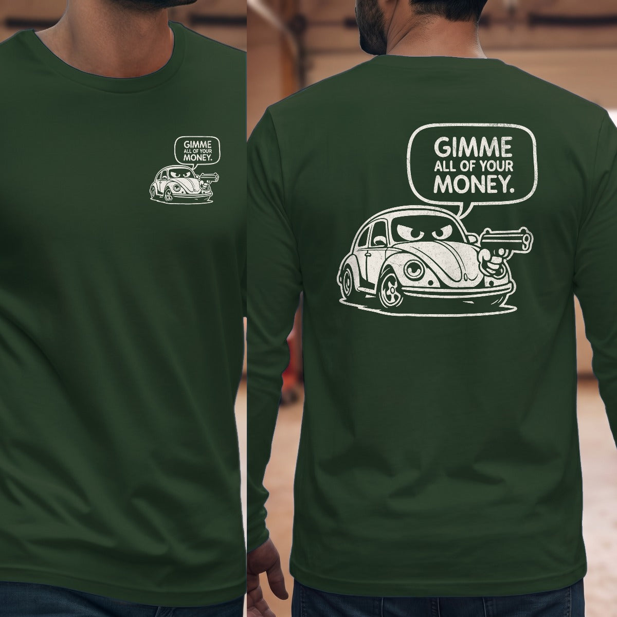 Forest Green | Left Chest + Back