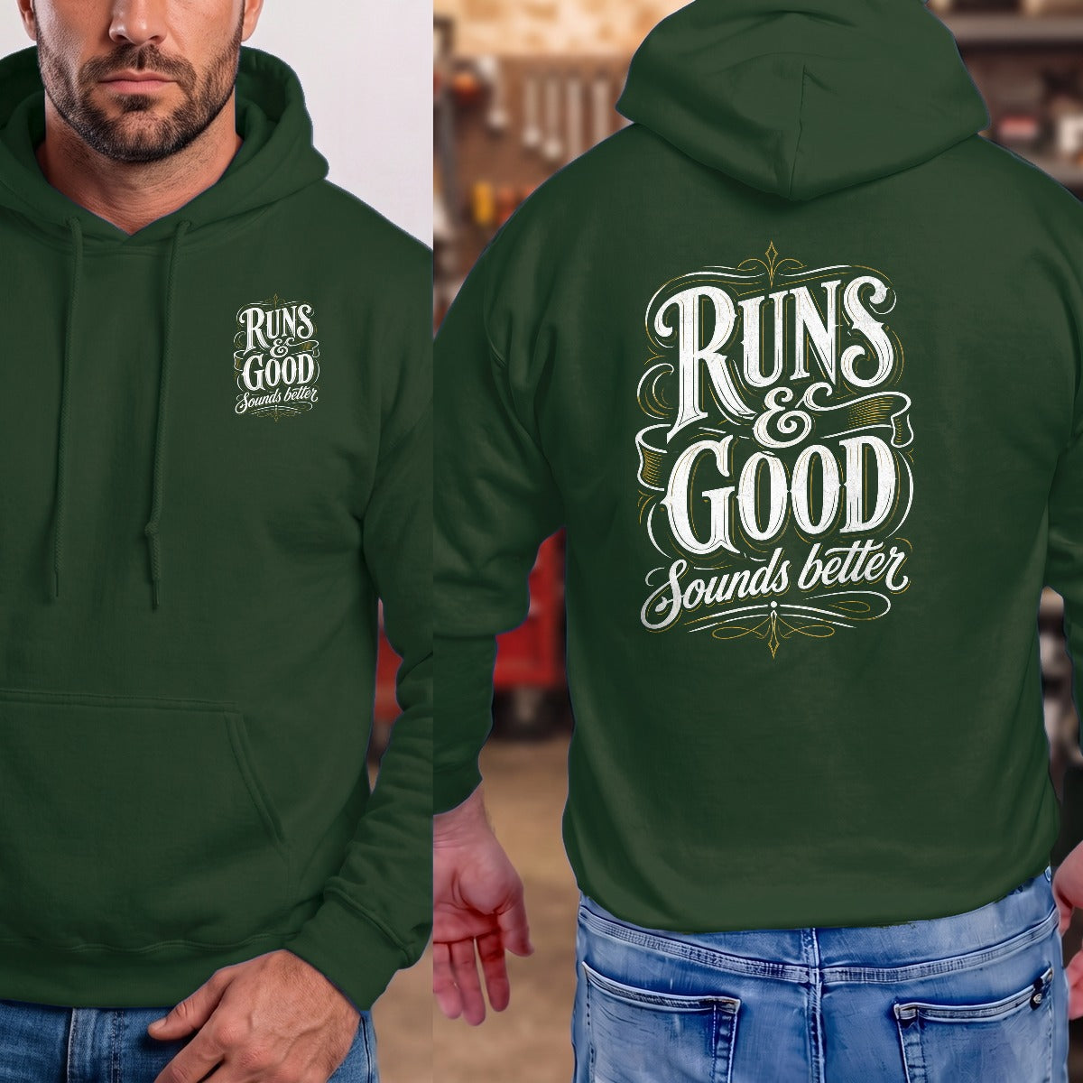 Forest Green | Front & Back