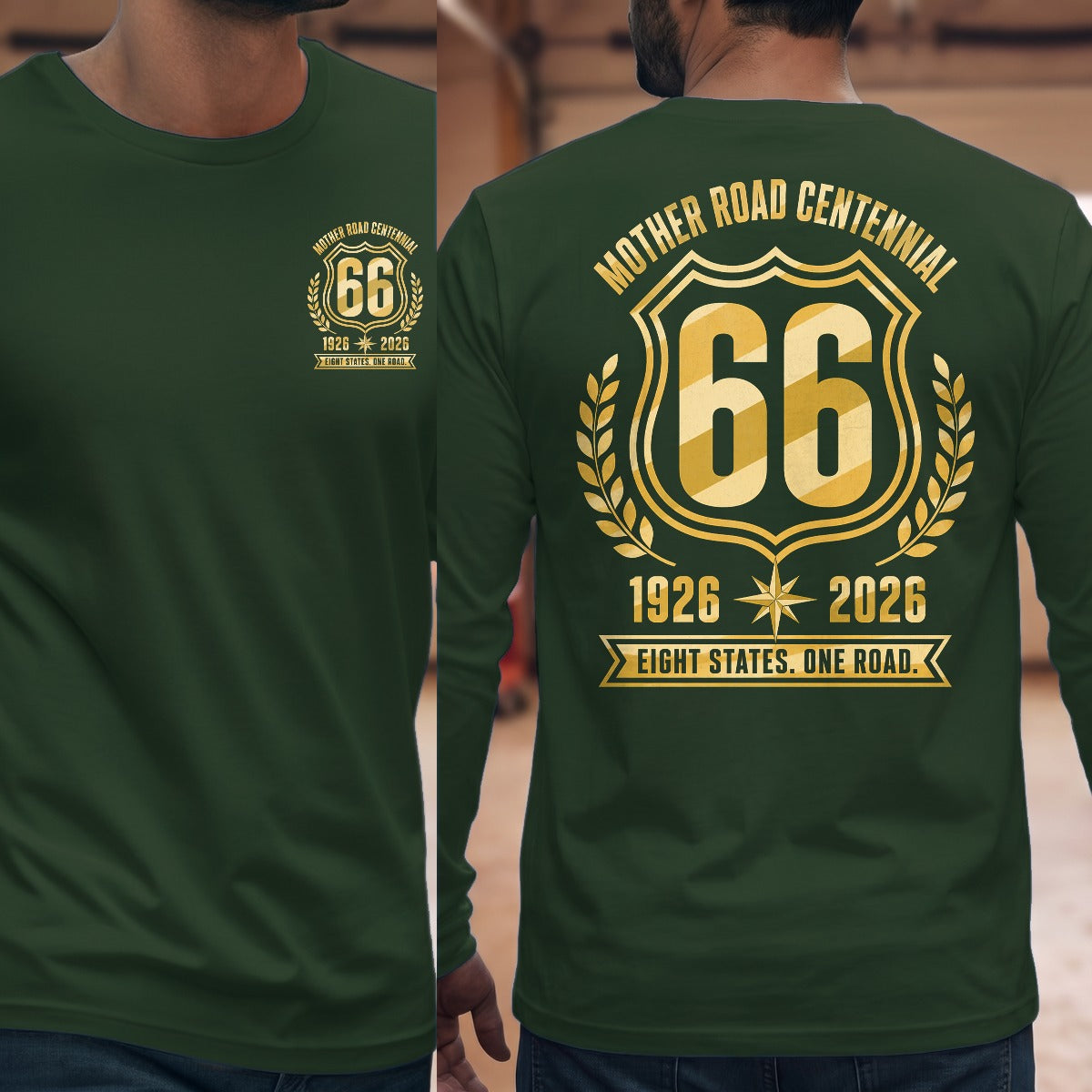 Forest Green | Front & Back
