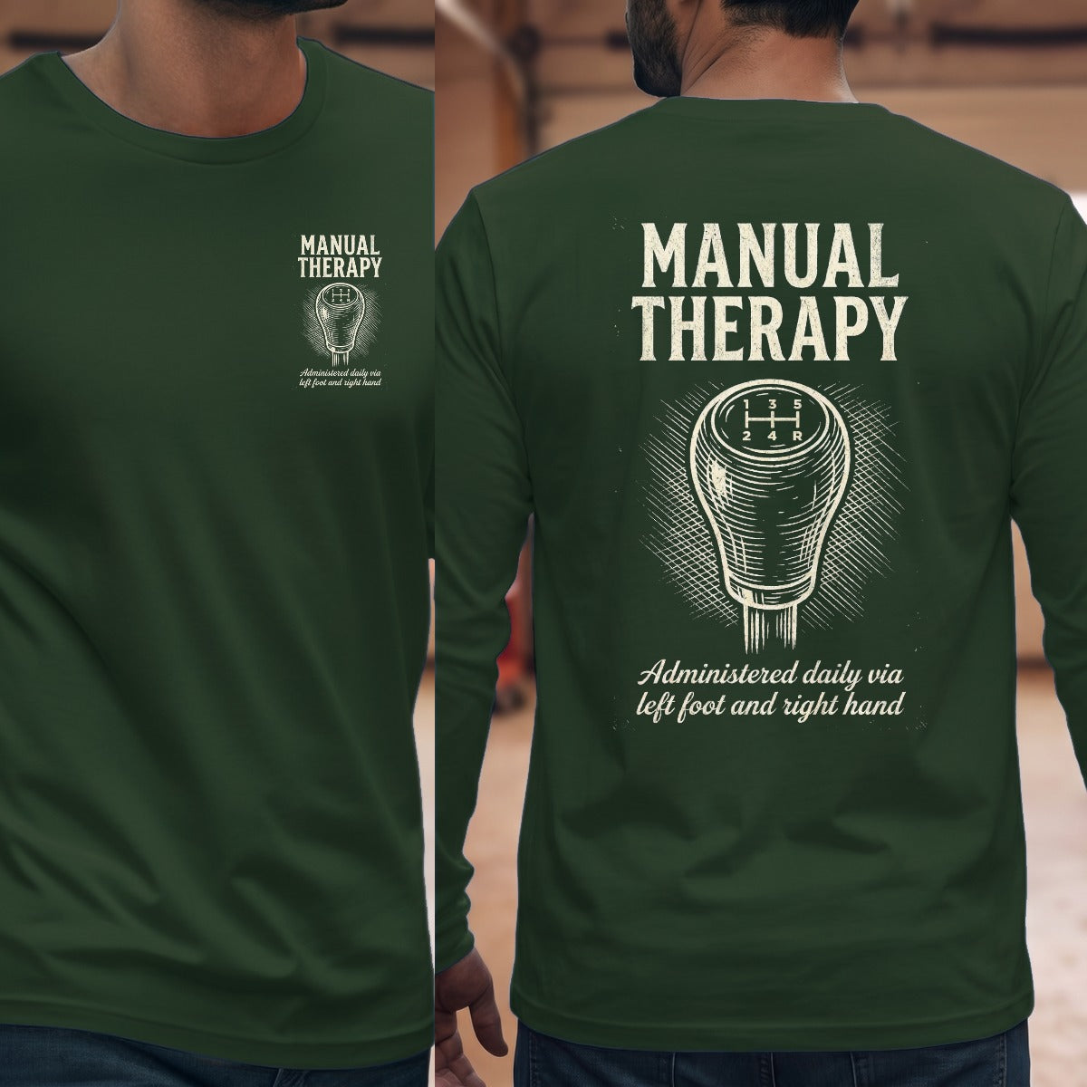 Forest Green | Left Chest + Back