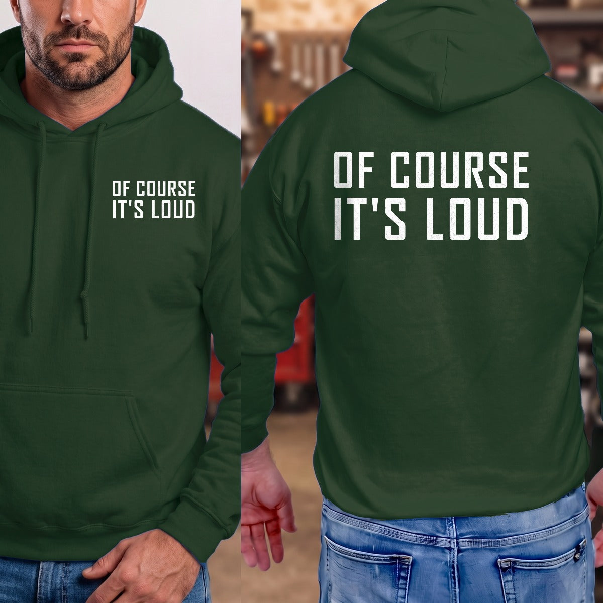 Forest Green | Left Chest + Back