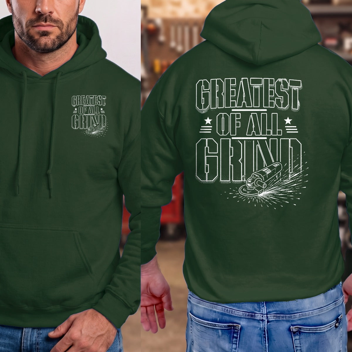 Forest Green | Front & Back