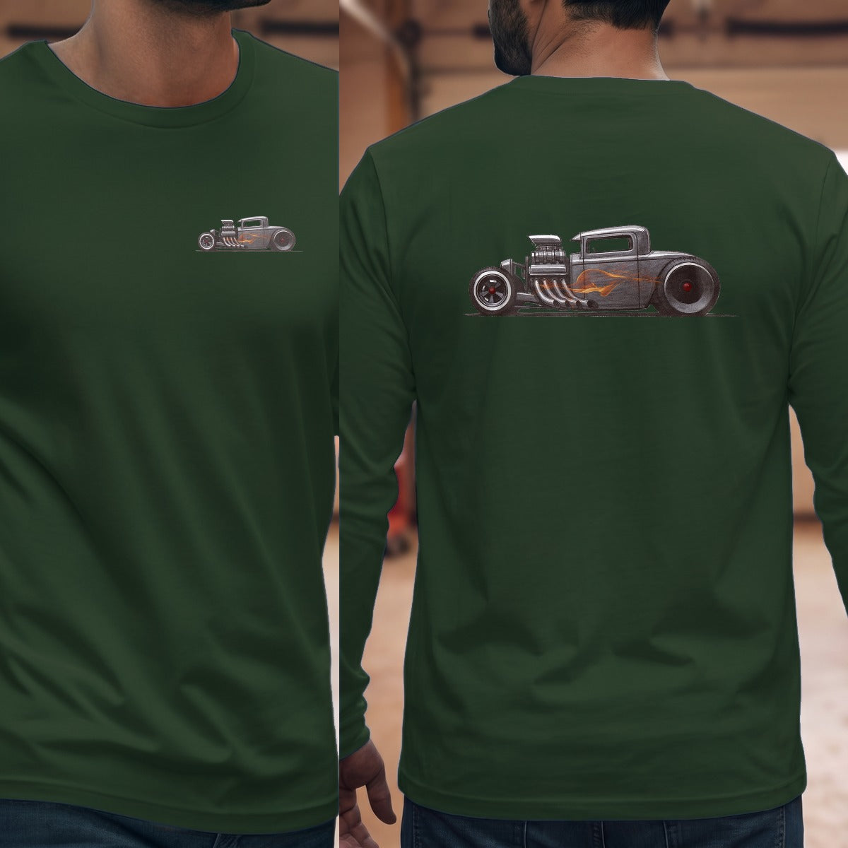 Forest Green | Left Chest + Back