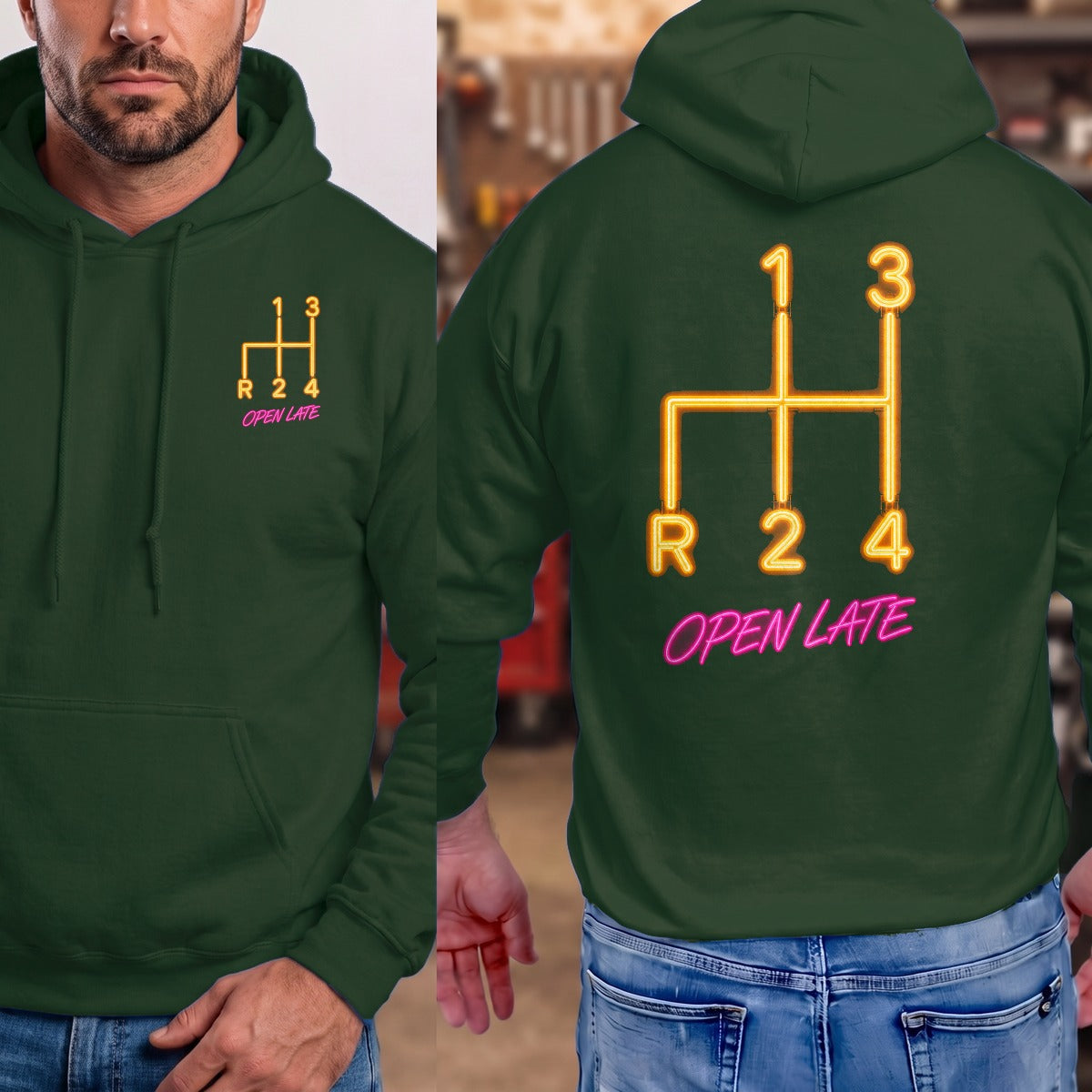 Forest Green | Front & Back
