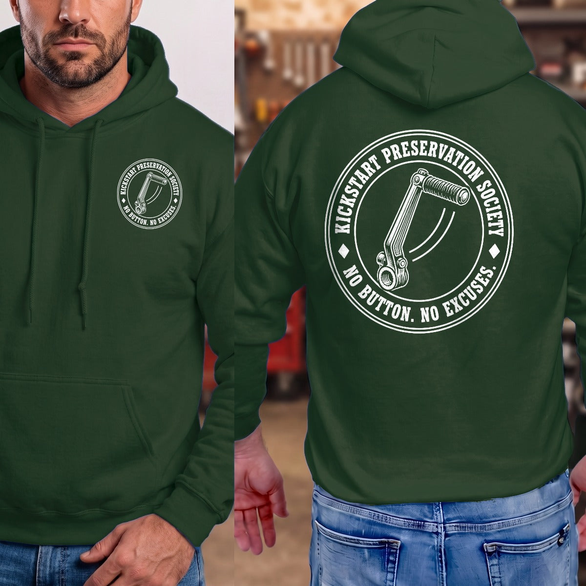 Forest Green | Front & Back