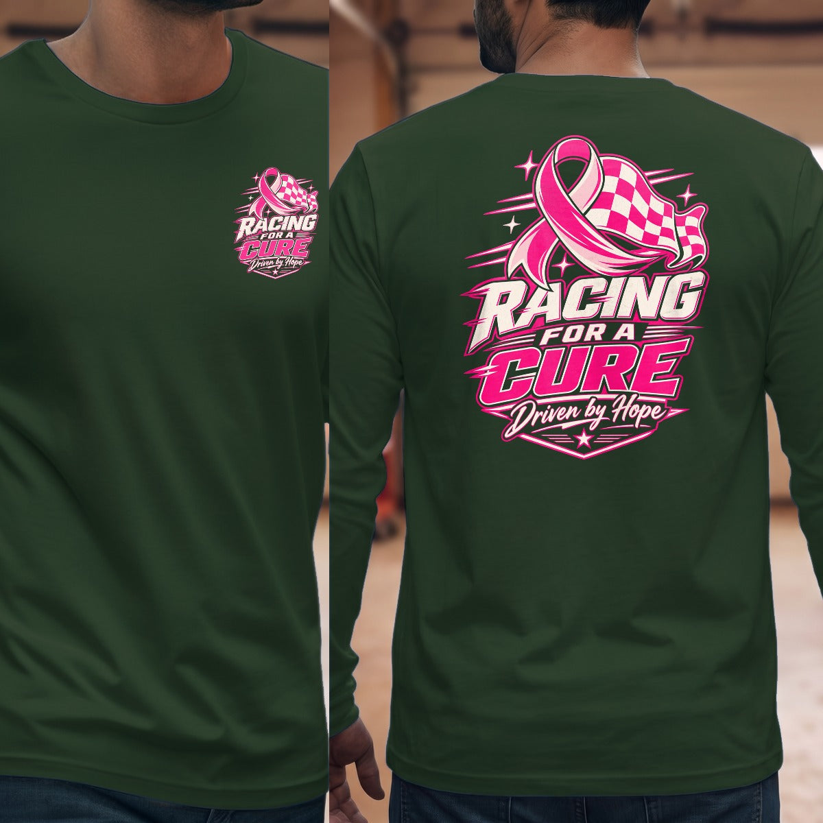 Forest Green | Left Chest + Back