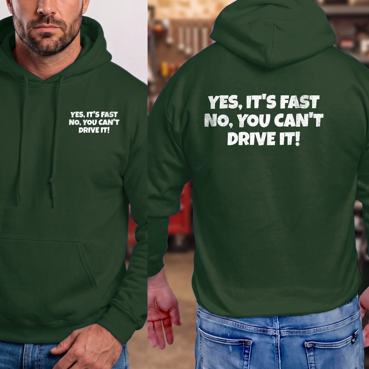 Forest Green | Left Chest + Back