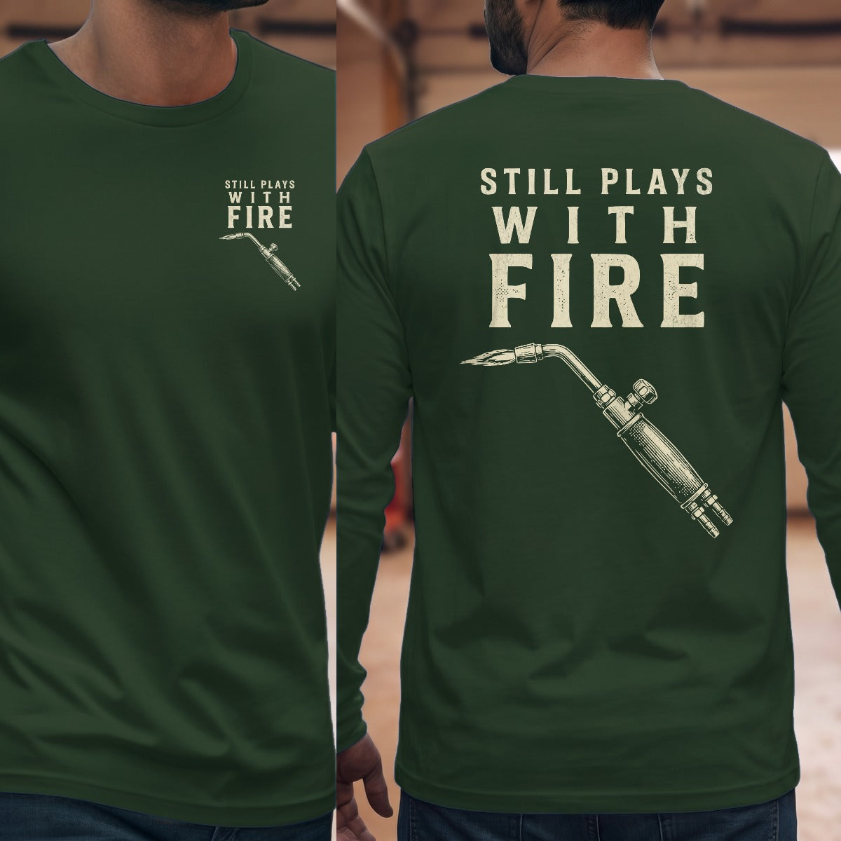 Forest Green | Left Chest + Back