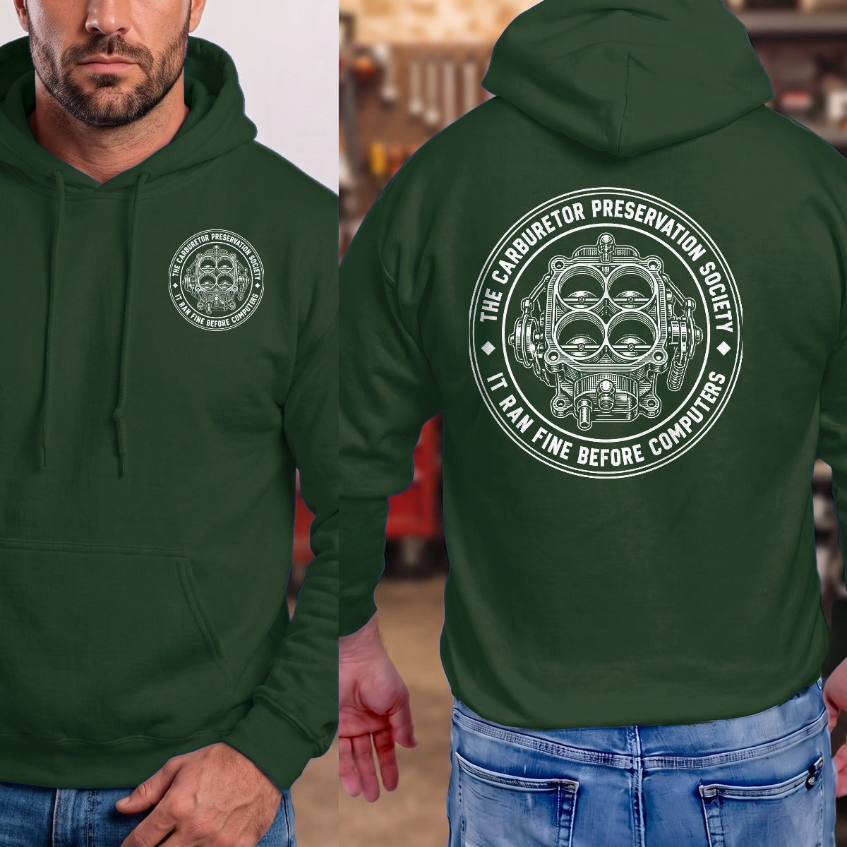 Forest Green | Front & Back