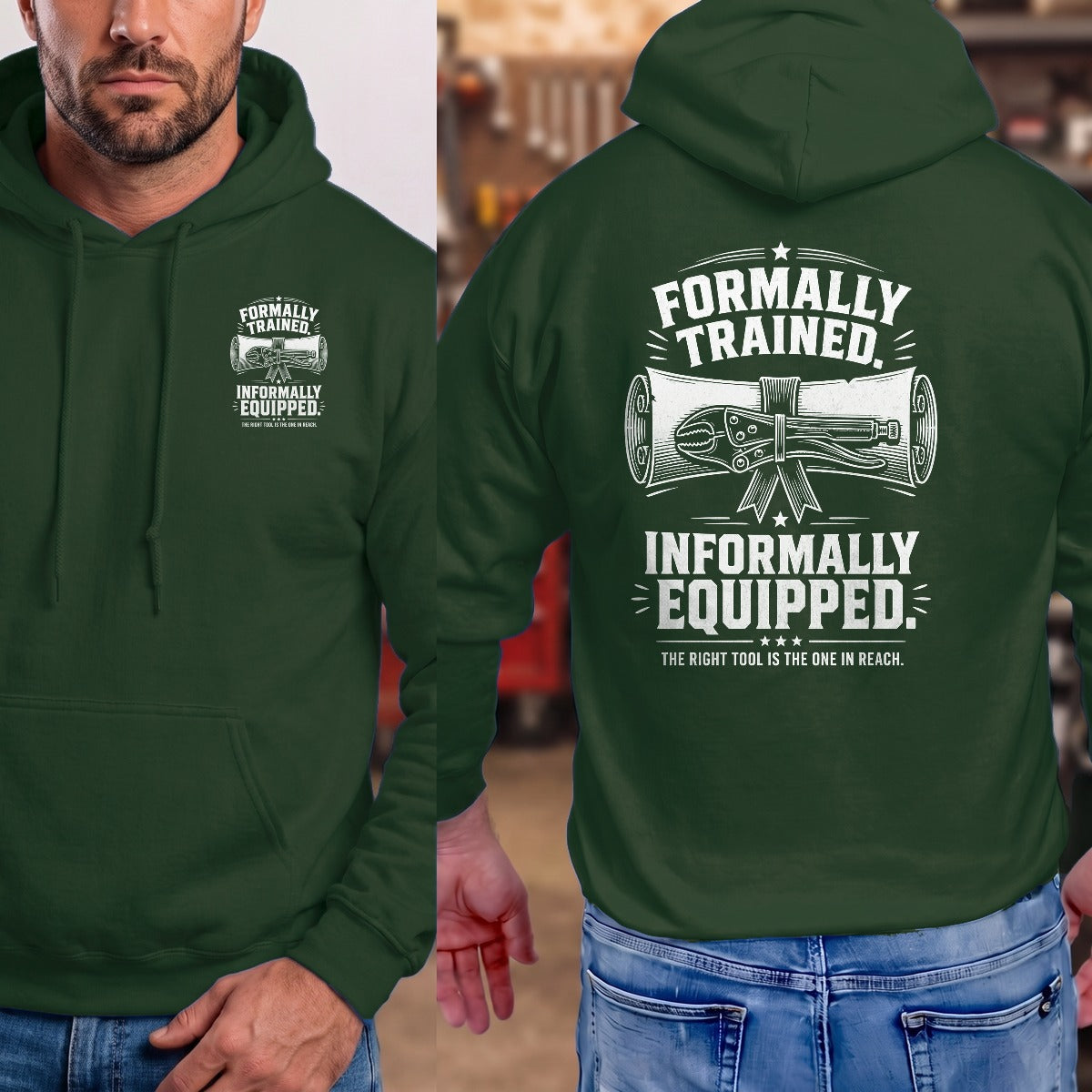 Forest Green | Front & Back