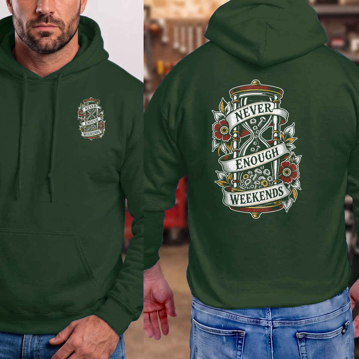 Forest Green | Front & Back