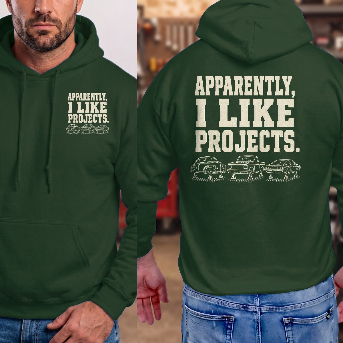 Forest Green | Front & Back