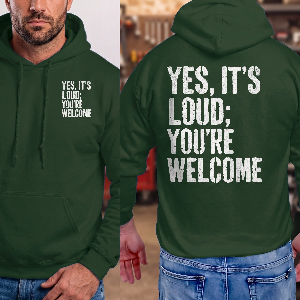 Forest Green | Front & Back