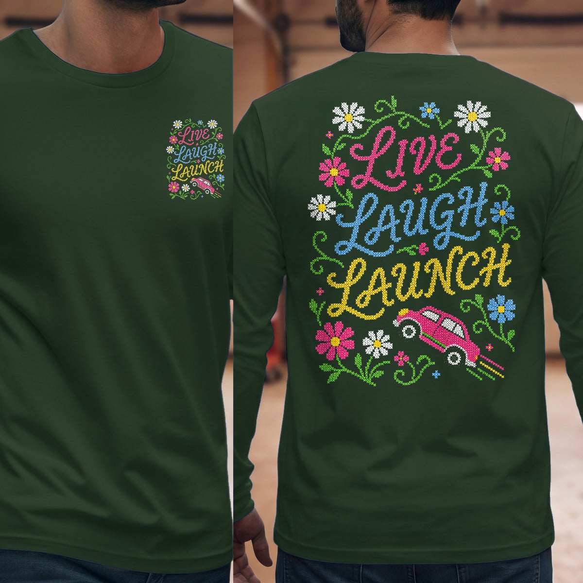 Forest Green | Front & Back