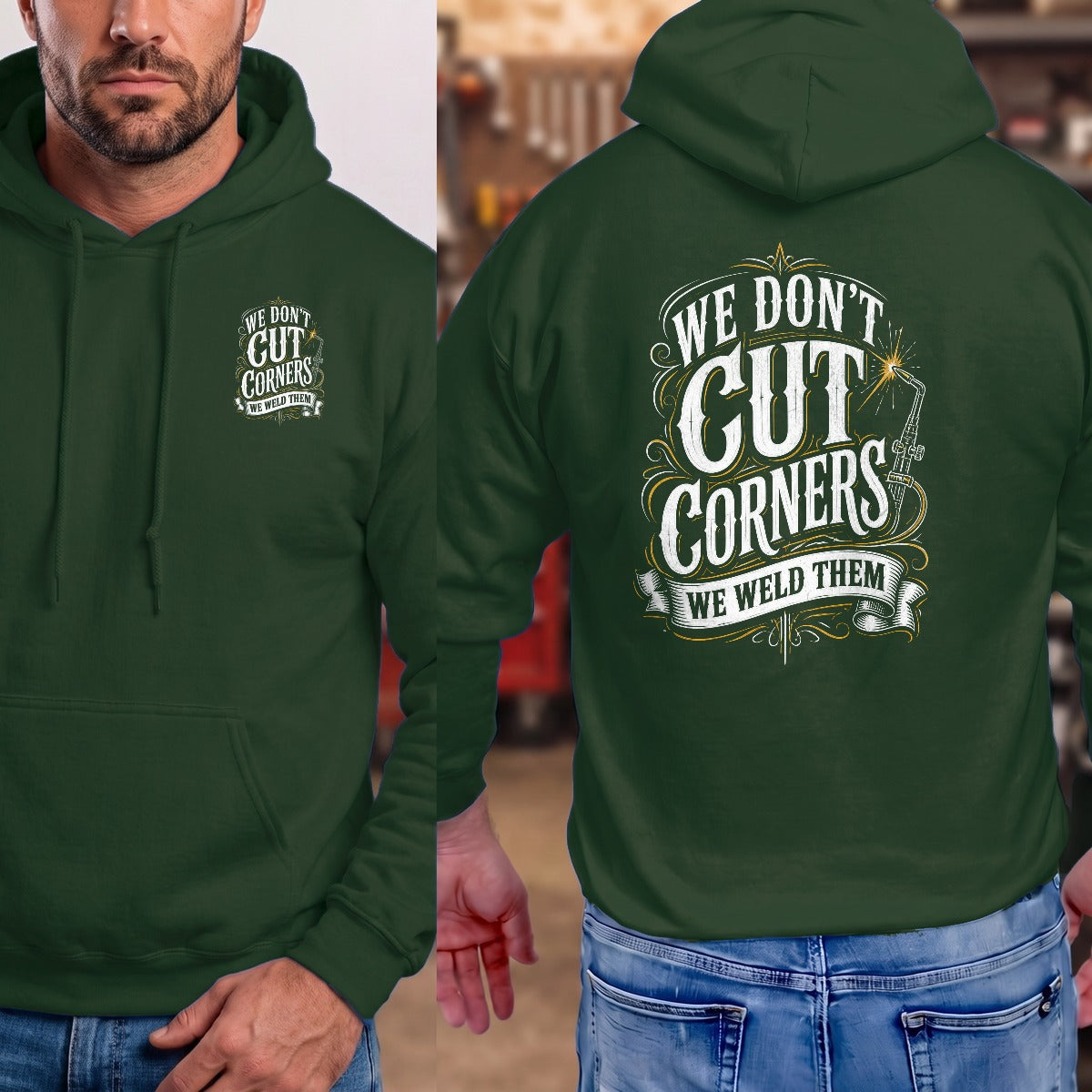 Forest Green | Front & Back